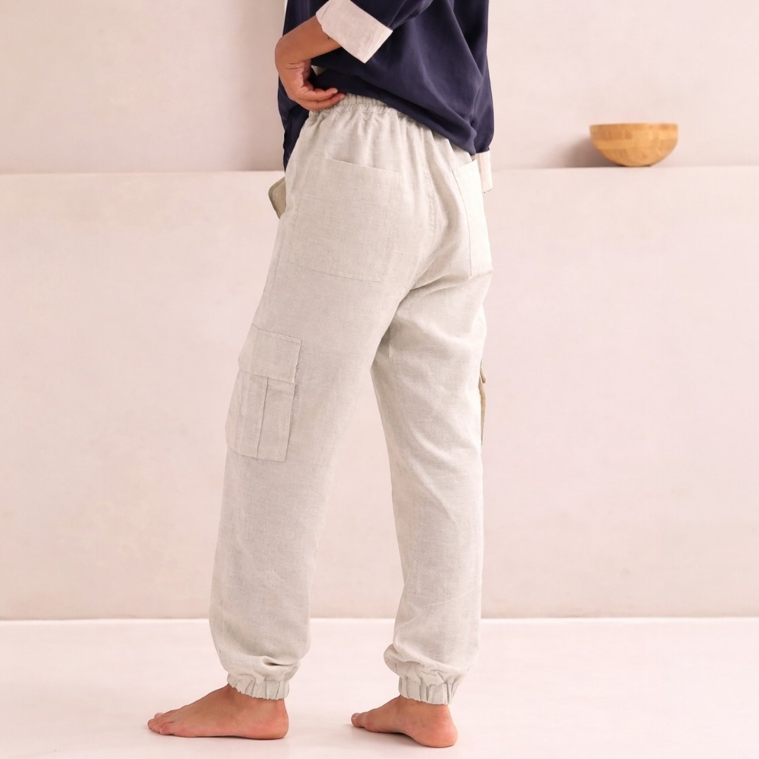 Savannah Cargo pants oatmeal - Image 4